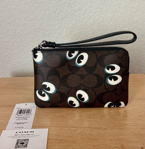 Coach corner zip - zip, wristlet