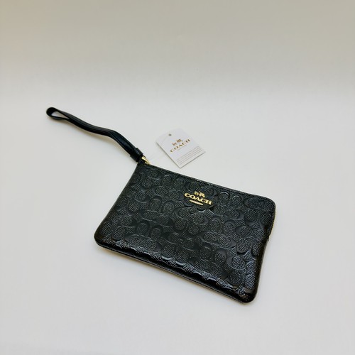 Coach corner zip - zip, wristlet