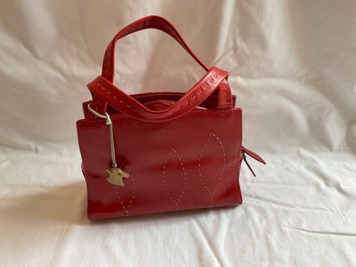 Red leather radley - leather,