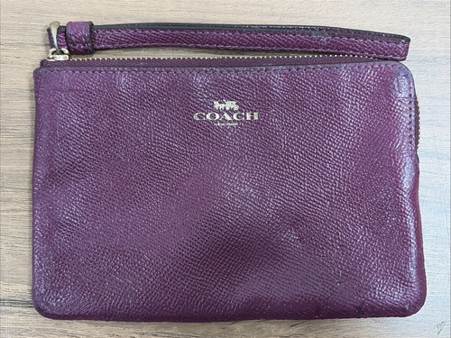 Coach purple leather - coach, corner