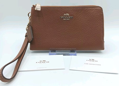 Coach pebbled leather double - coach,