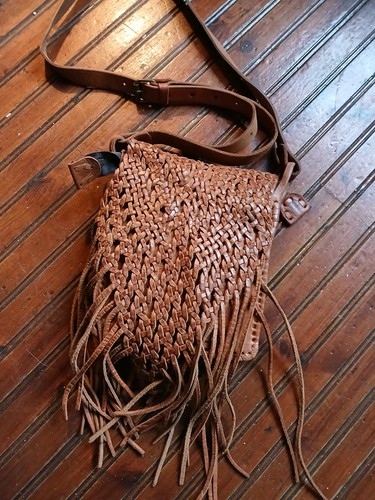 Vintage tooled leather - tooled,