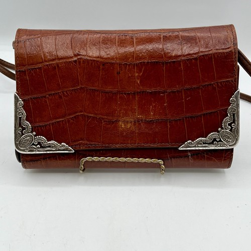 Brighton vintage brown - brown, croco