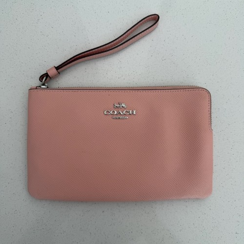 Coach pink pebble leather - pink,