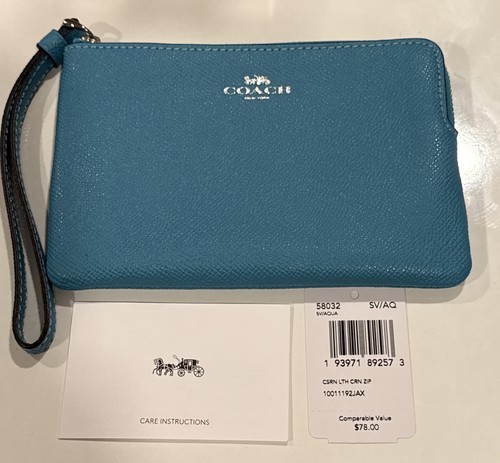 Coach 58032 corner - corner, zip