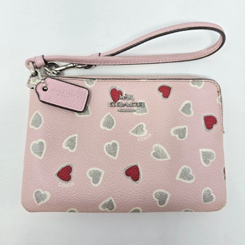 Coach corner zip - zip, wristlet