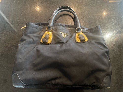Prada medium nylon bag gold - prada,