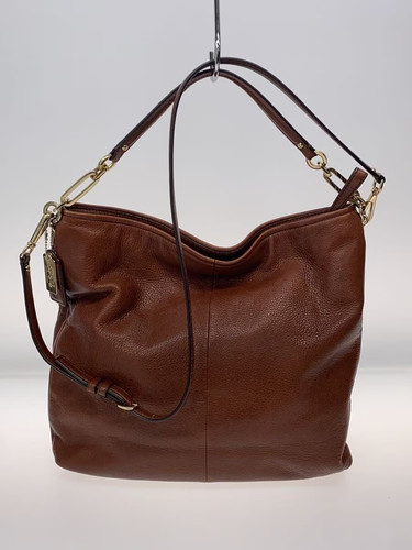 Coach brown leather shoulder - coach,